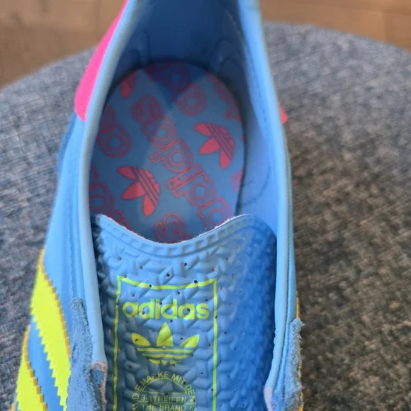 Adidas SL 72 OG W Womens Casual Shoes in Blue/Yellow/Pink - Picture 3 of 9